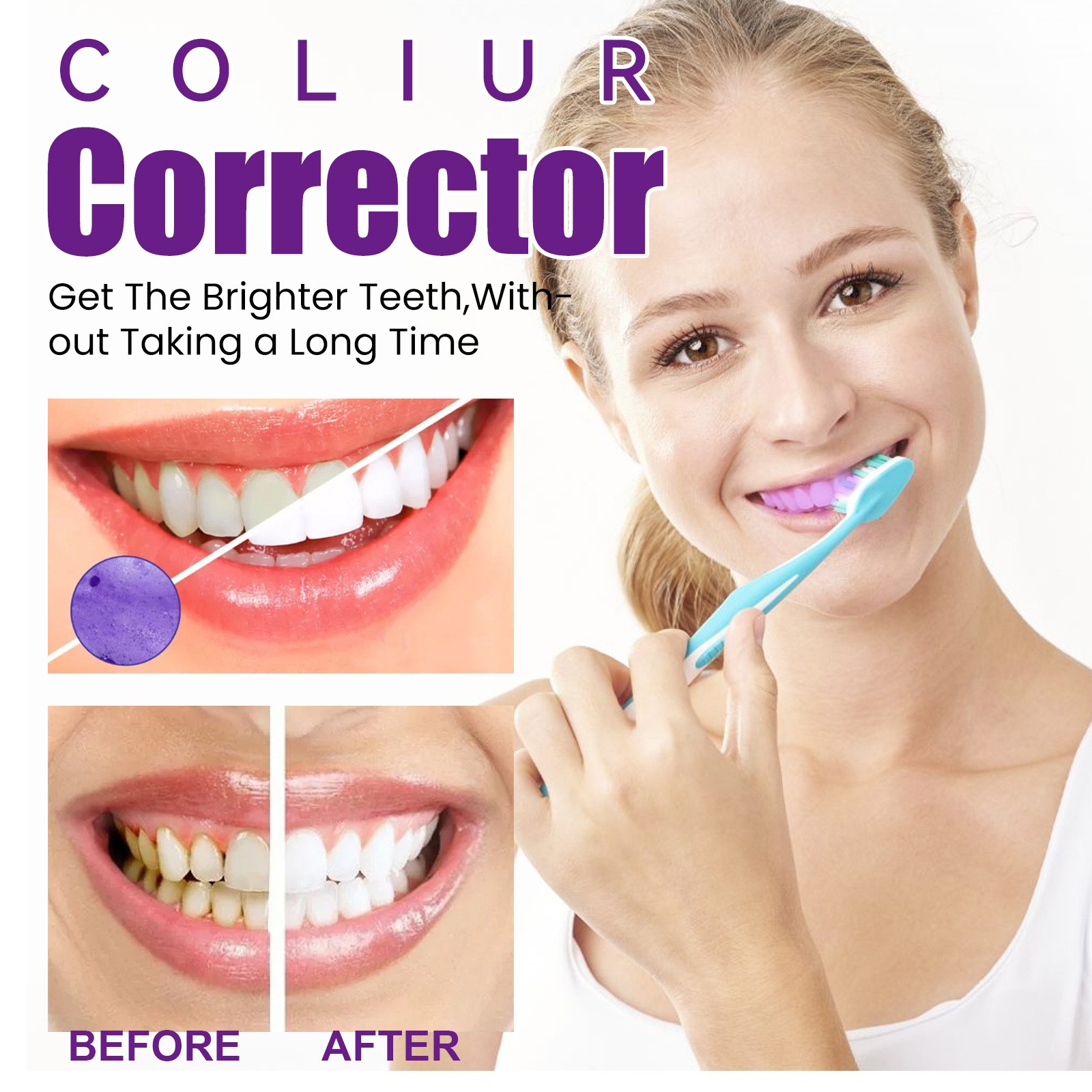 West&Month Coliur Teeth Whitener Corrector – Brighten Your Smile in Minutes