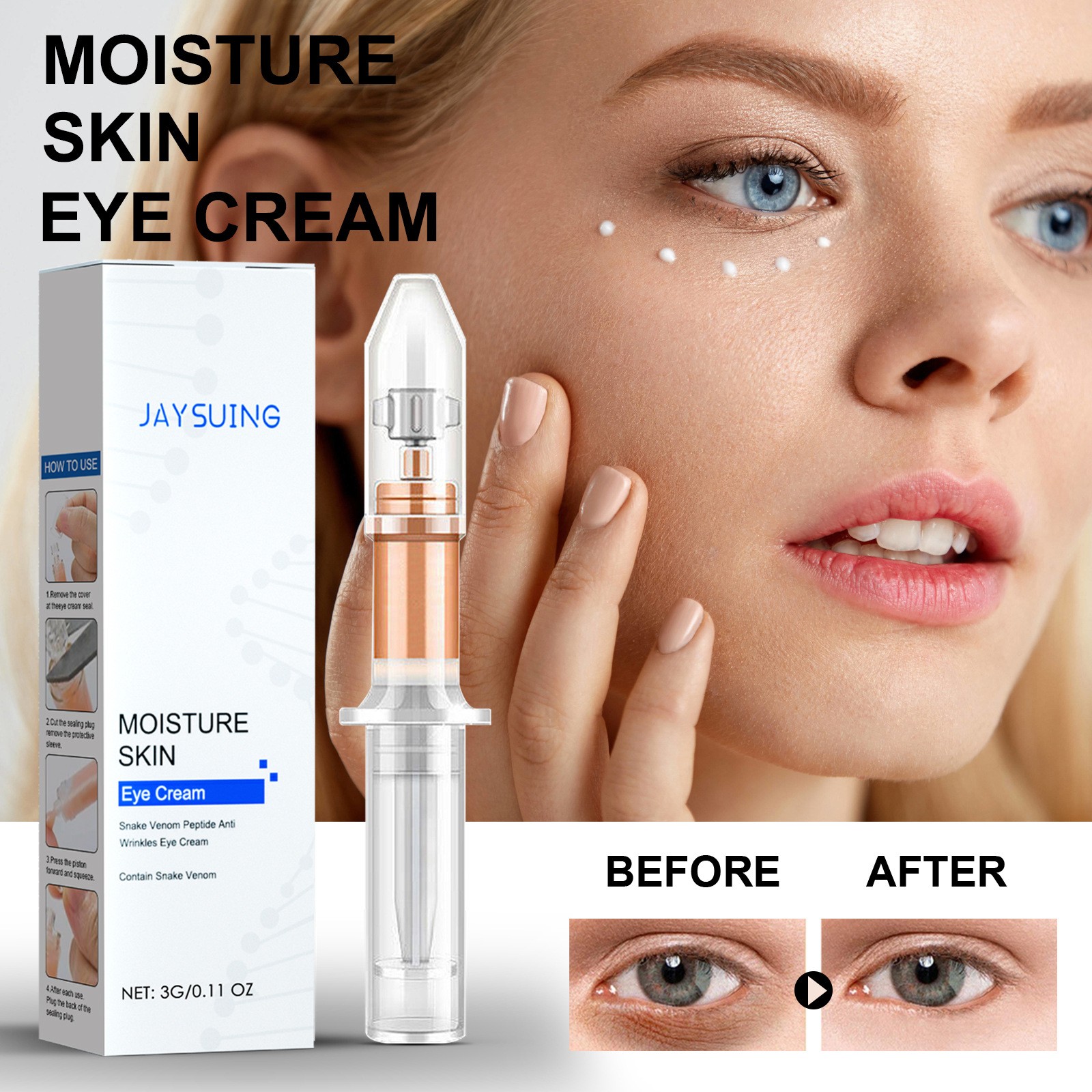 JAYSUING Moisture Skin Eye Cream – Rejuvenate and Hydrate Your Eyes