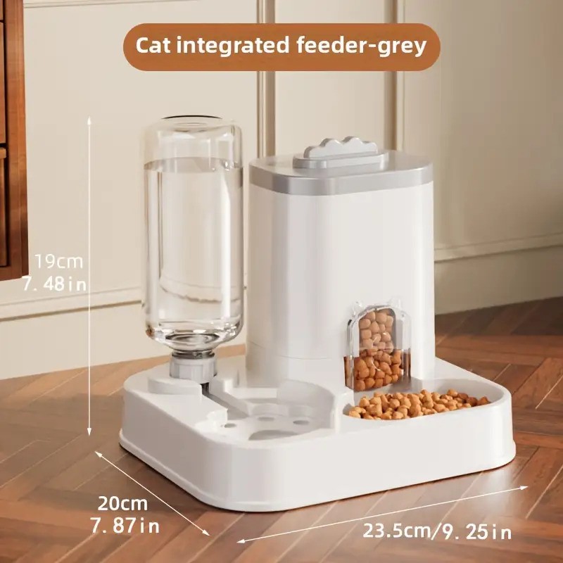 TASAHNI Automatic Dog Water Dispenser with Bowl