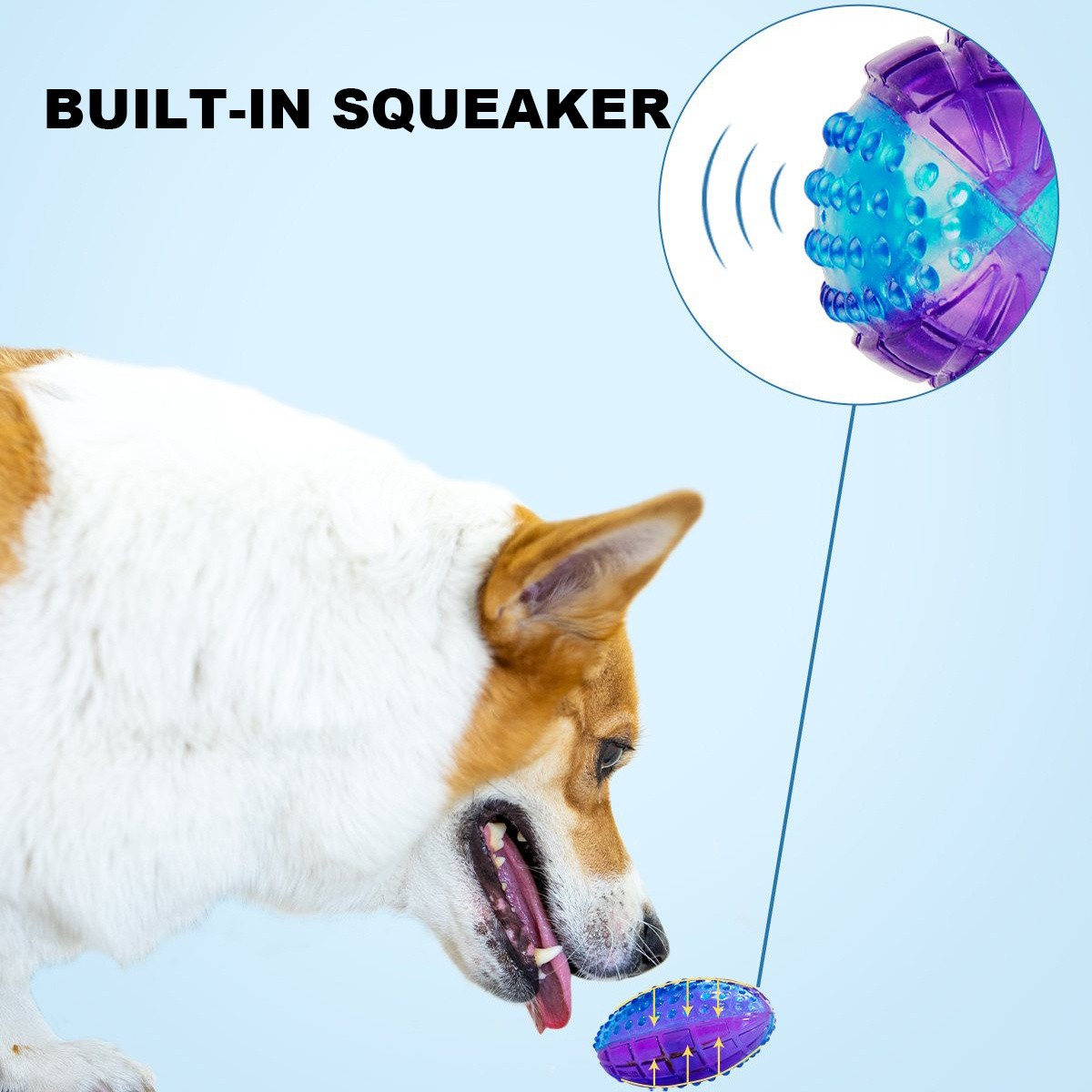 GiGwi Interactive Dog Toy Squeaky Ball