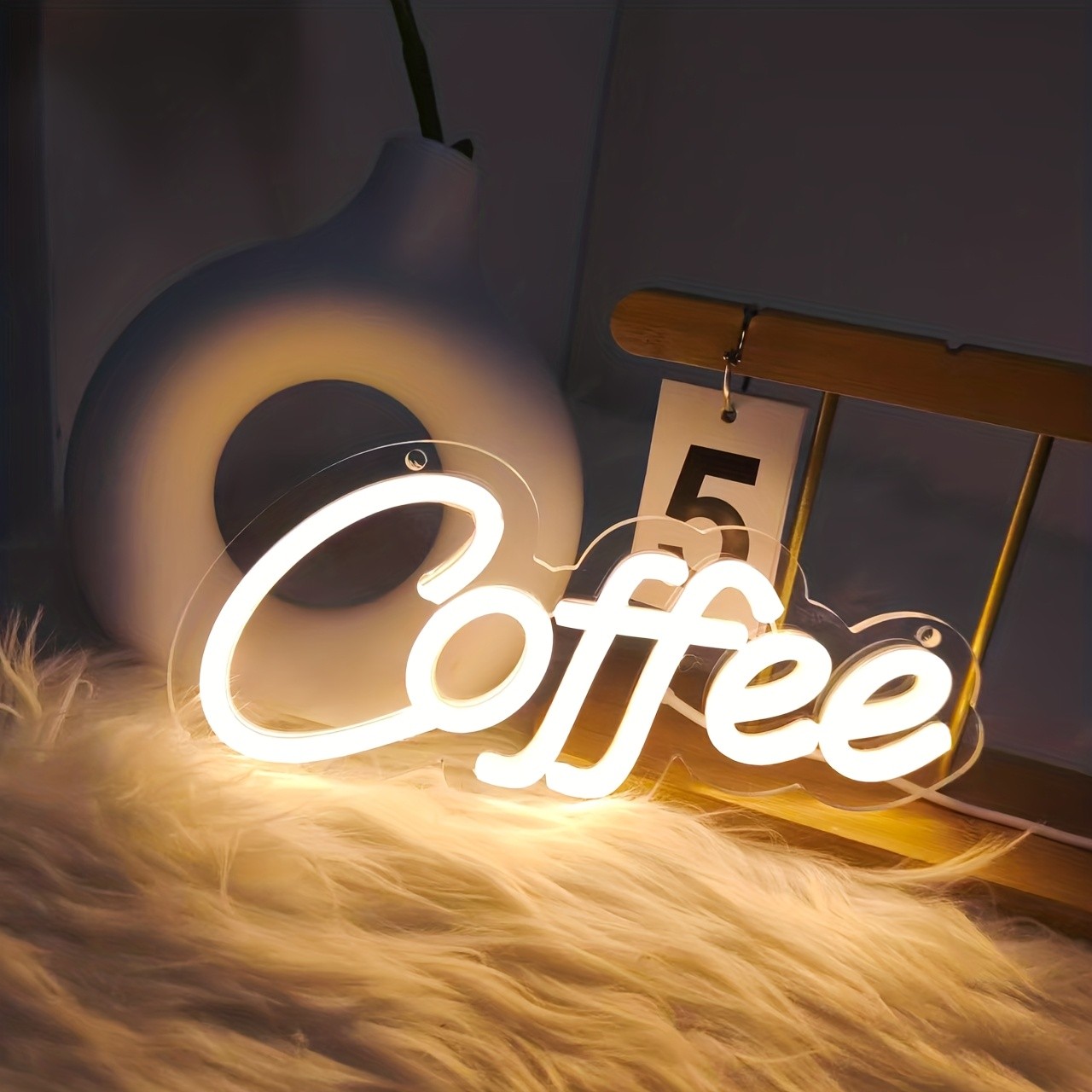 LIUYANG USB-Powered Coffee Neon Sign