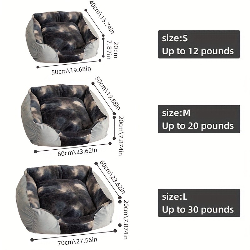 Target Species: Dogs Material: Polyester Special Features: Other Filling Material: Memory Foam Shape: Rectangle Pattern: Other Brand: ITANDME Breed Recommendation: Extra Small Dogs, Small Dog, Medium Dog, Large Dogs Assembled or not: No Color: Grey