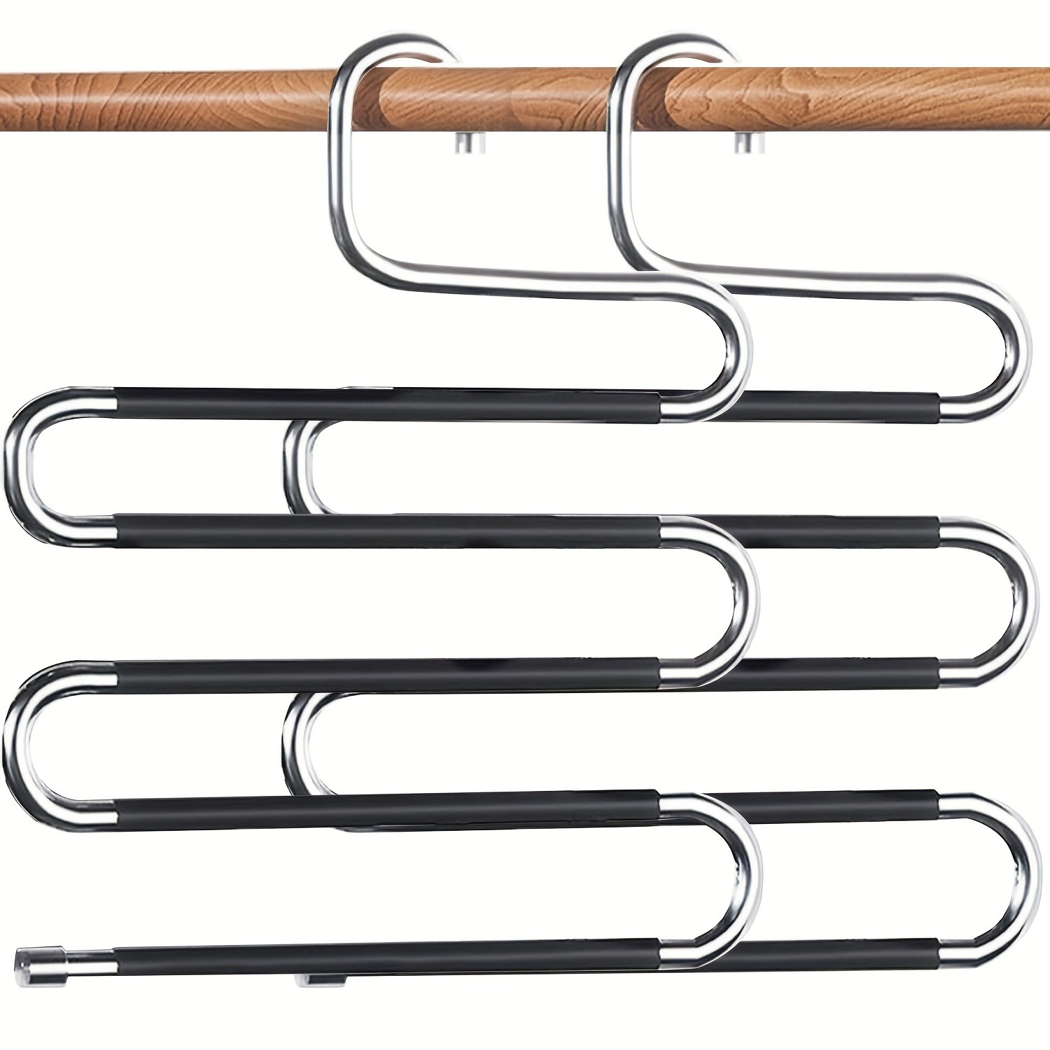 TheaPro 2/4pcs S-Shaped Pants Hangers