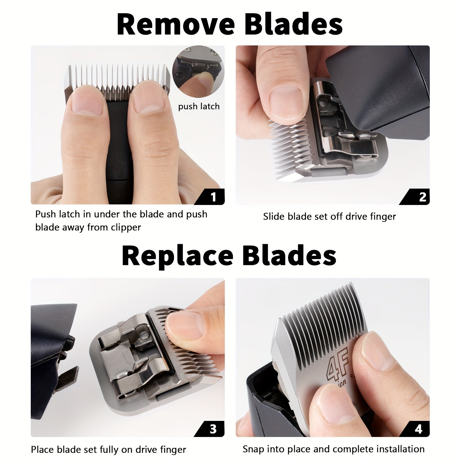 KBDS #10 Detachable A5 Pet Dog Clipper Blades