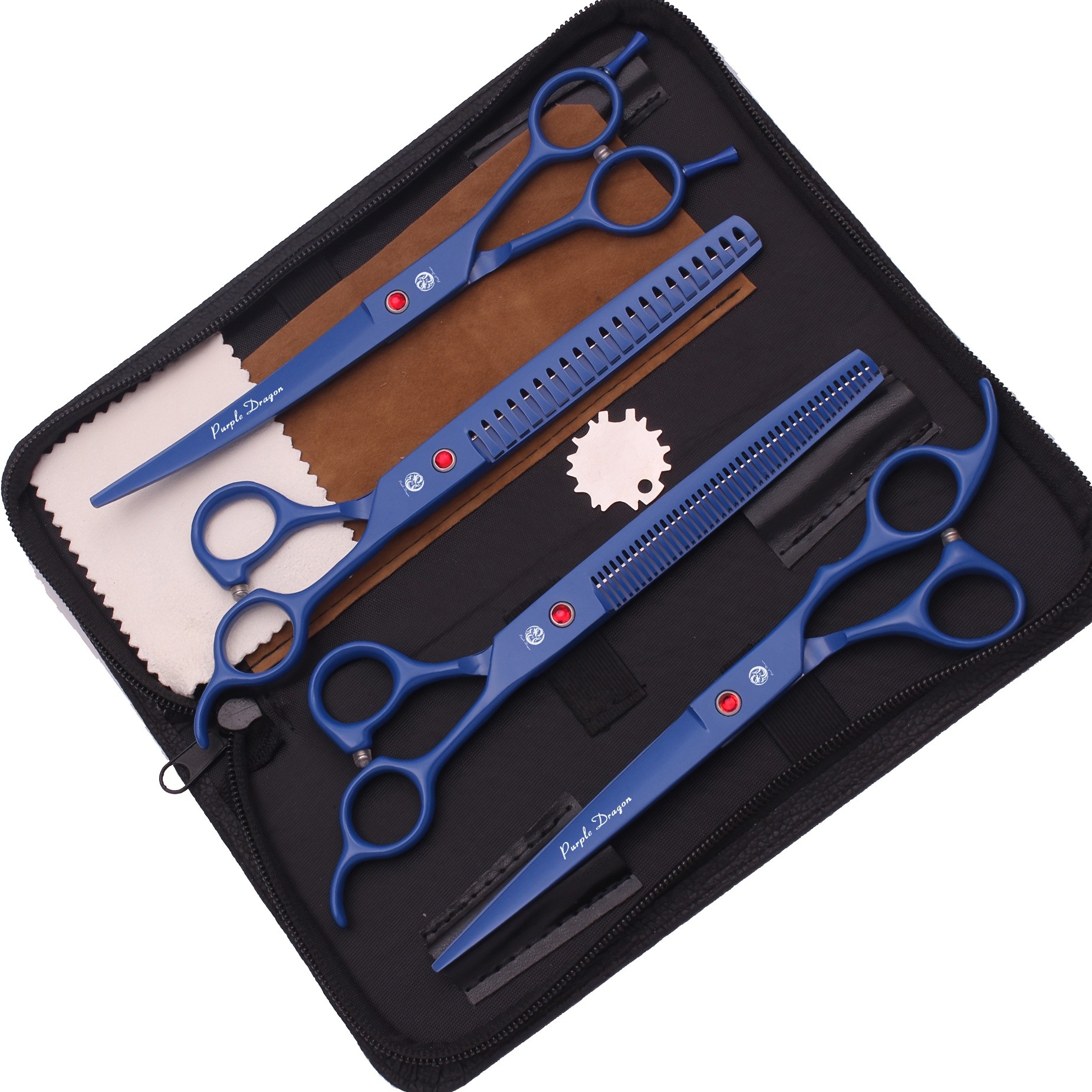 Purple Dragon Japan Stainless Dog Grooming Scissors