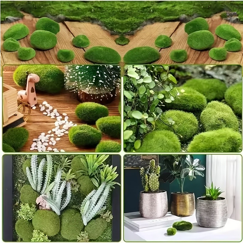 WYSUMMER 25pcs Home Decoration DIY Artificial Moss Ball Set