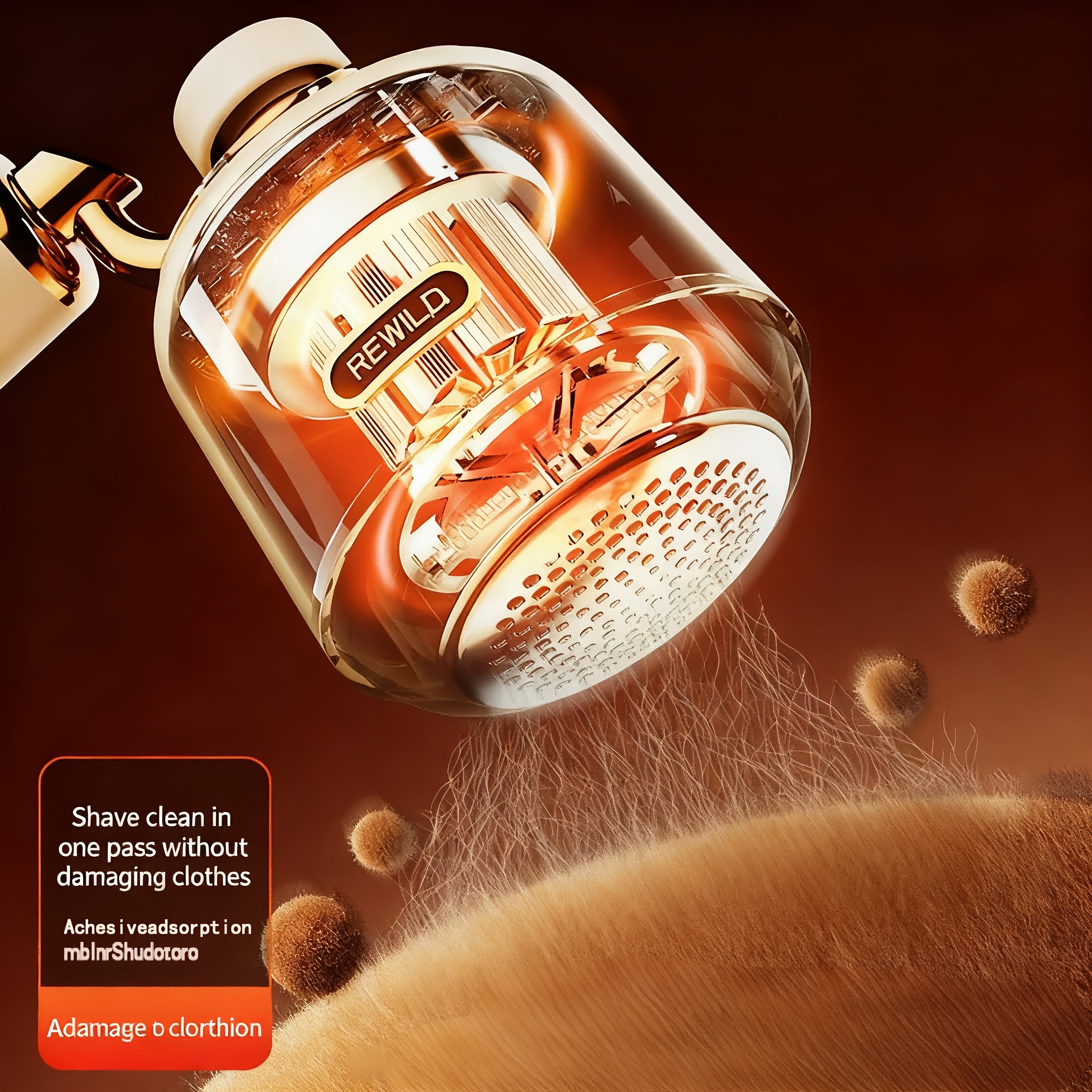 MOOSOO 6-Blade Electric Fabric Shaver & Lint Remover