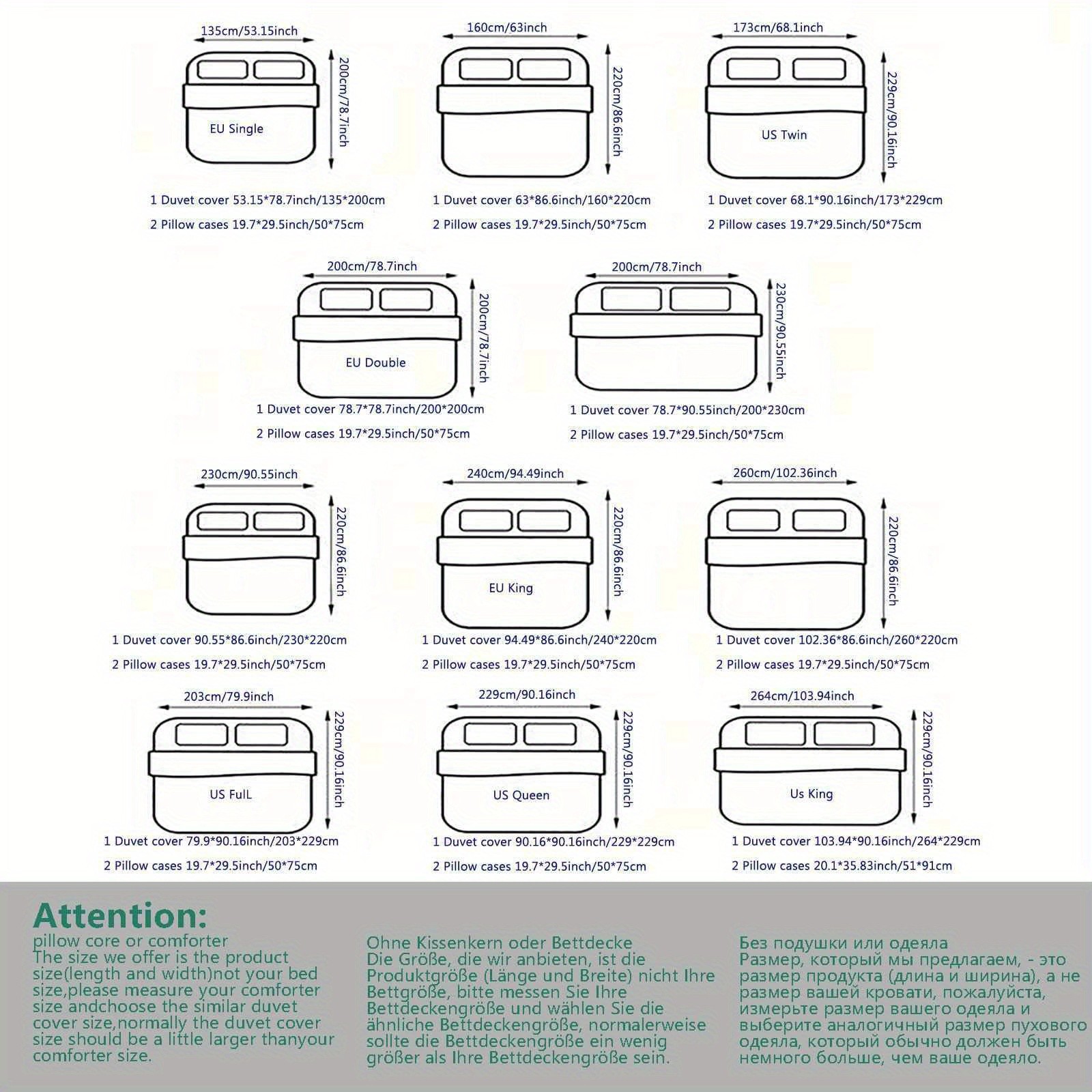 KAFUTI 3pcs Ultra-Soft Brushed Solid Color Duvet Cover Set