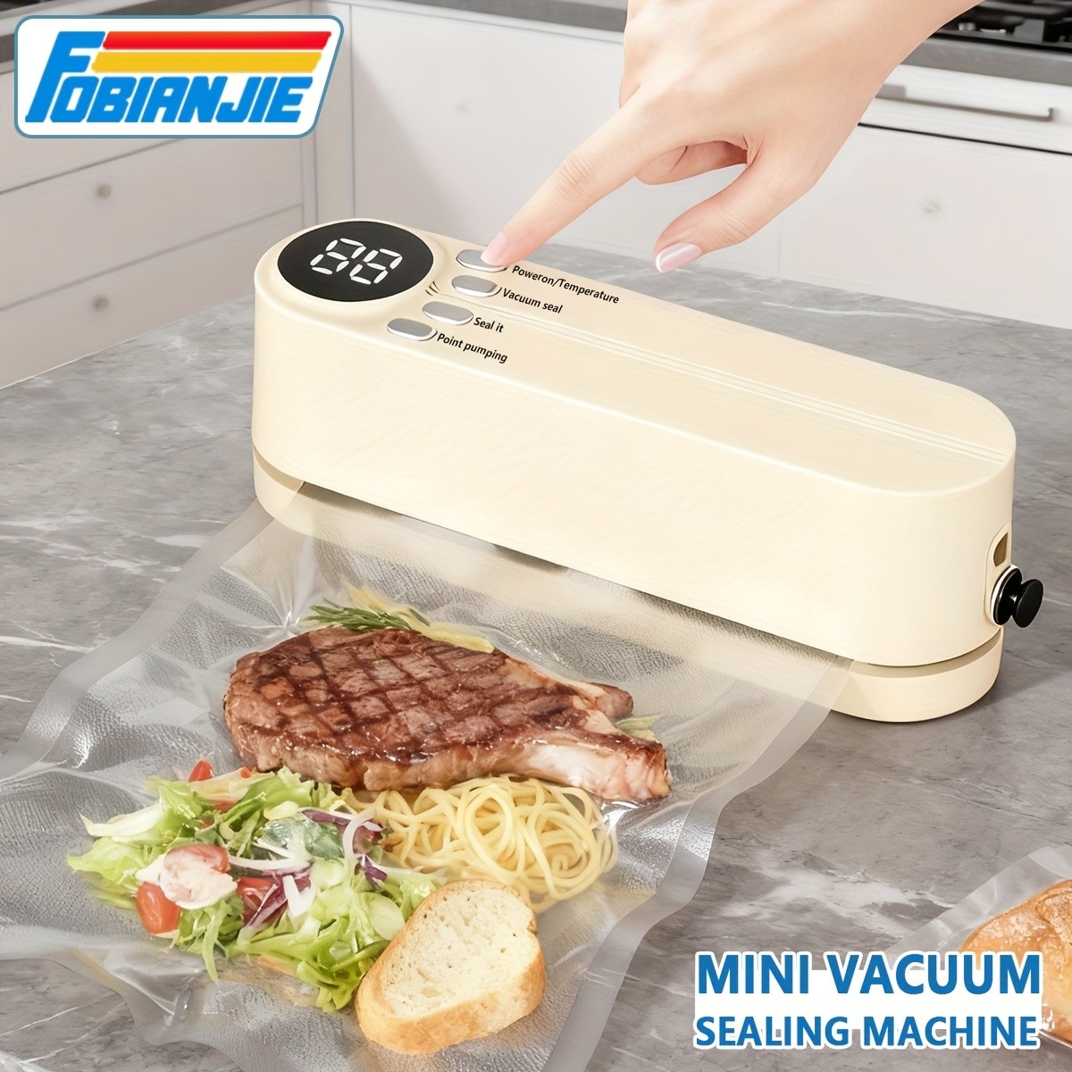 FOBIANJIE Portable Wireless Vacuum Sealer