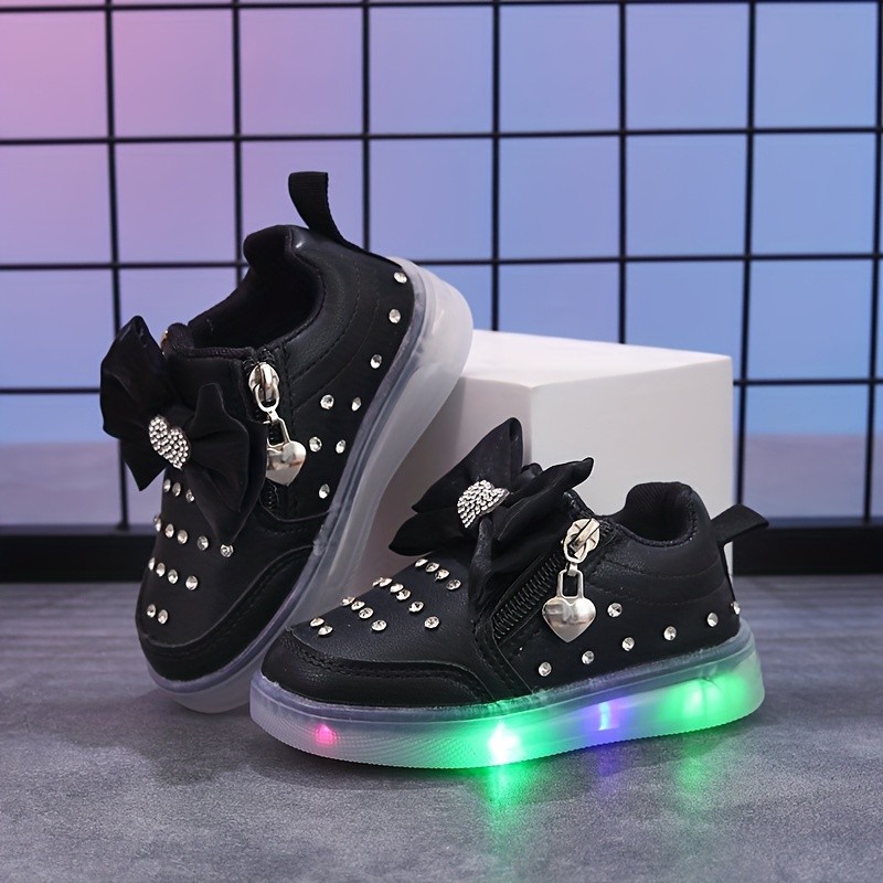 MGO Kids 2025 Spring Light-Up Princess Sneakers