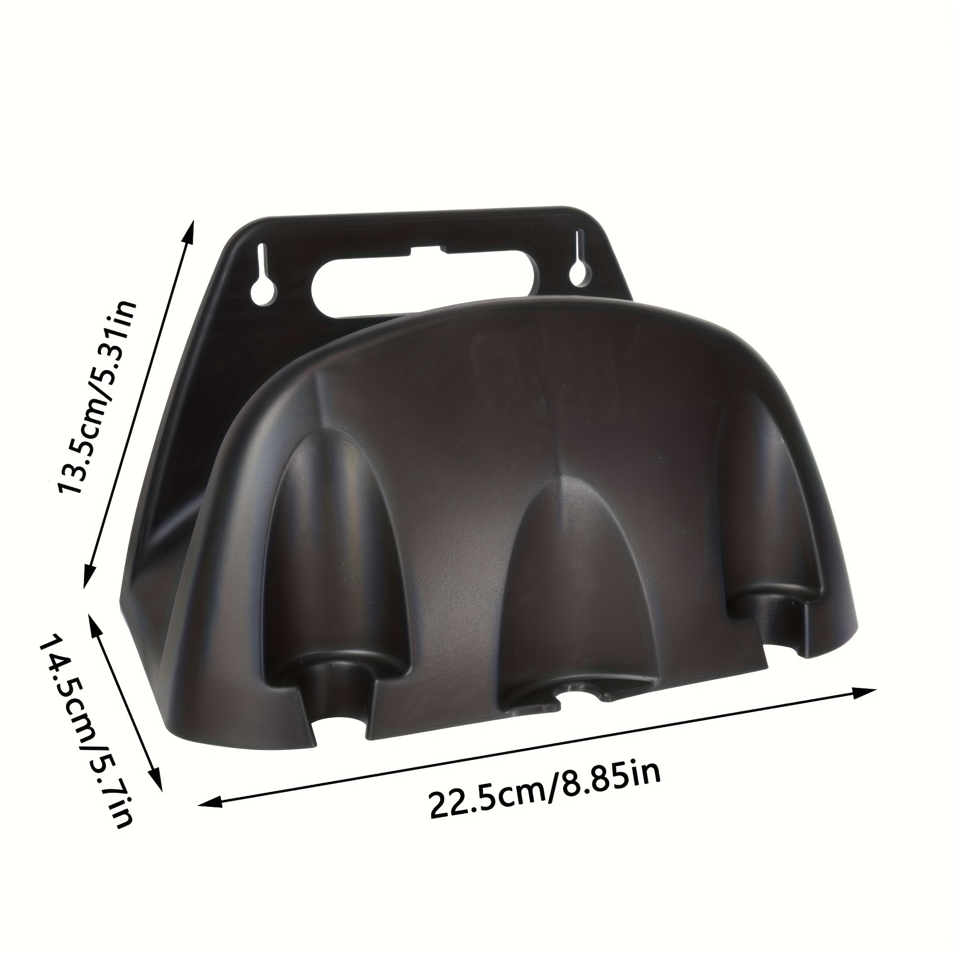 COFIT Space-Efficient Bohemian-Style Wall-Mounted Garden Hose Holder