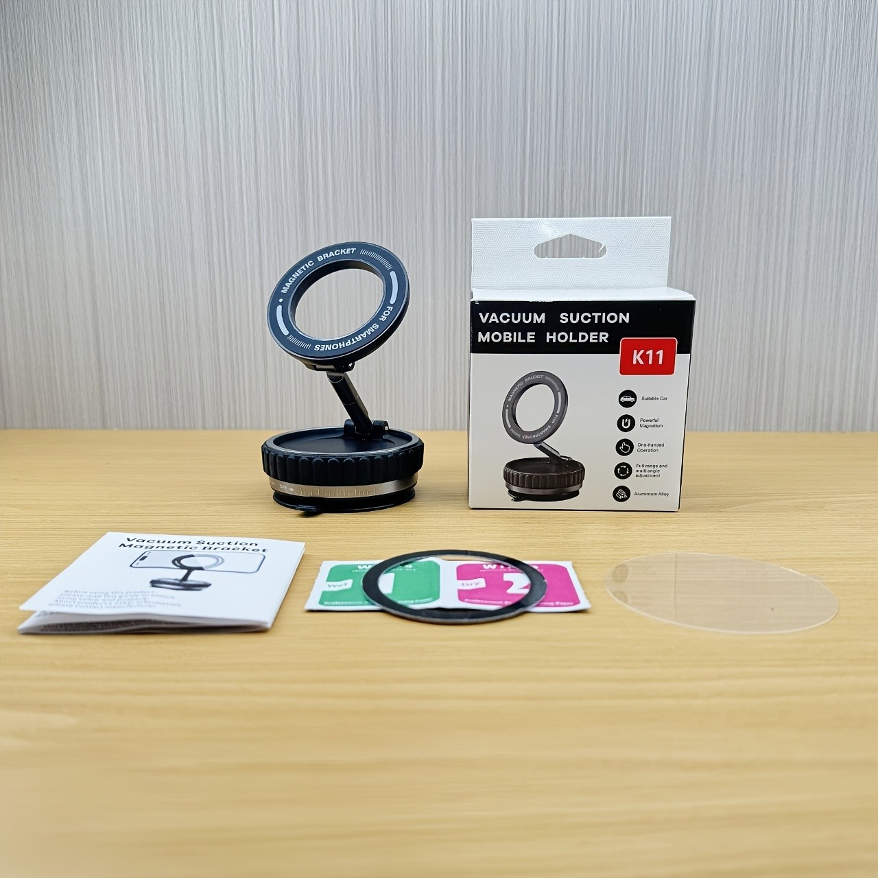 LONGKING Upgraded 360° Magnetic Phone Holder