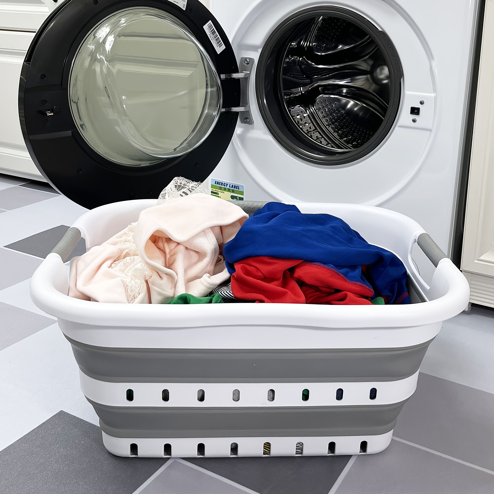 SAMMART Classic Collapsible Laundry Basket