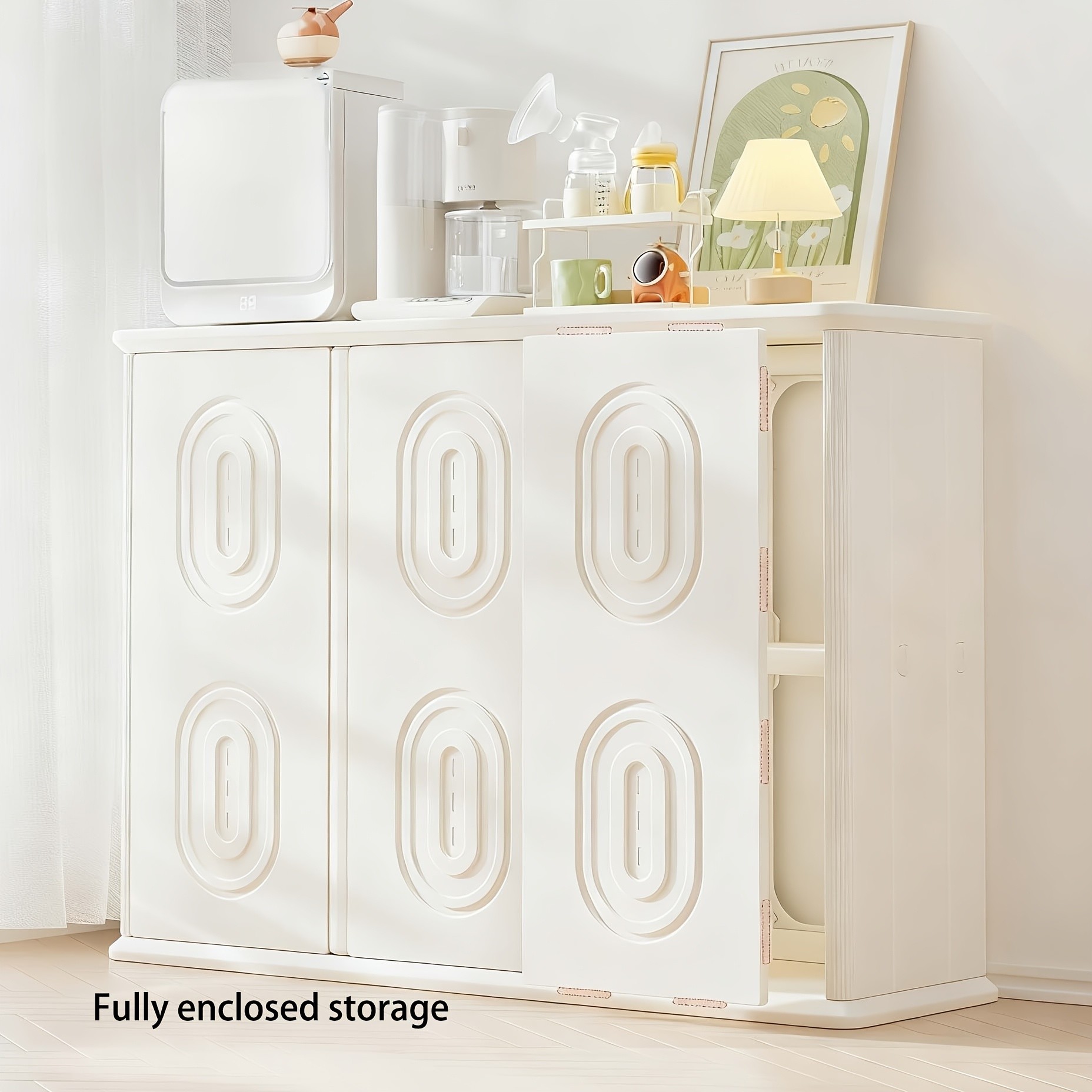 JINCAYY Multi-functional Transparent Wardrobe