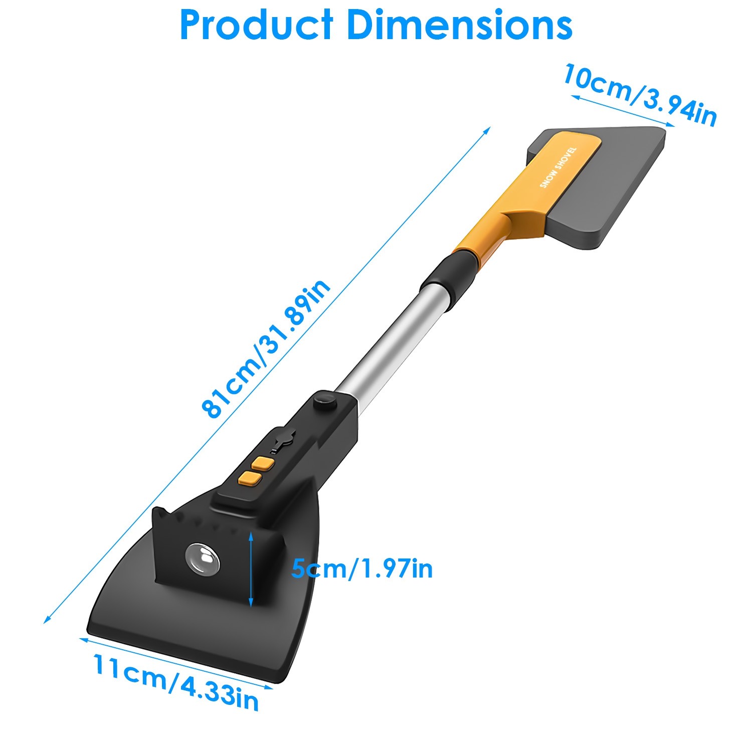 3-in-1 Extendable Snow Removal Tool – Ultimate Winter Solution