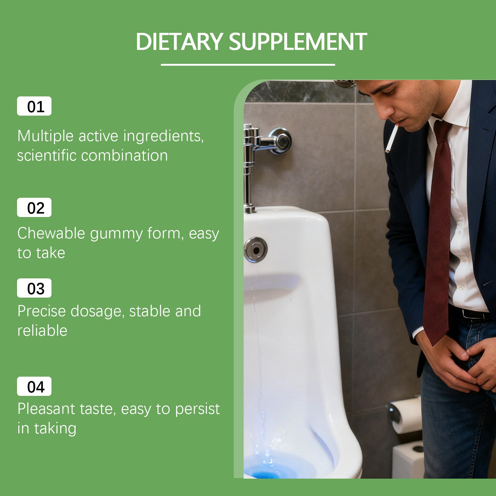 Docteat Saw Palmetto Pumpkin Seed Oil Gummies: Prostate Support & Urinary Health