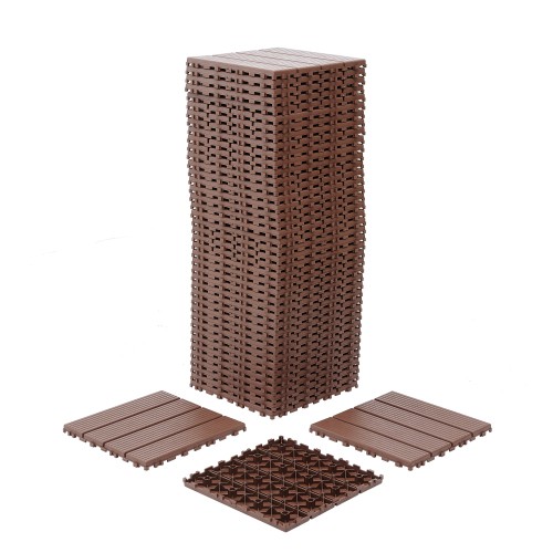 Plastic Interlocking Deck Tile