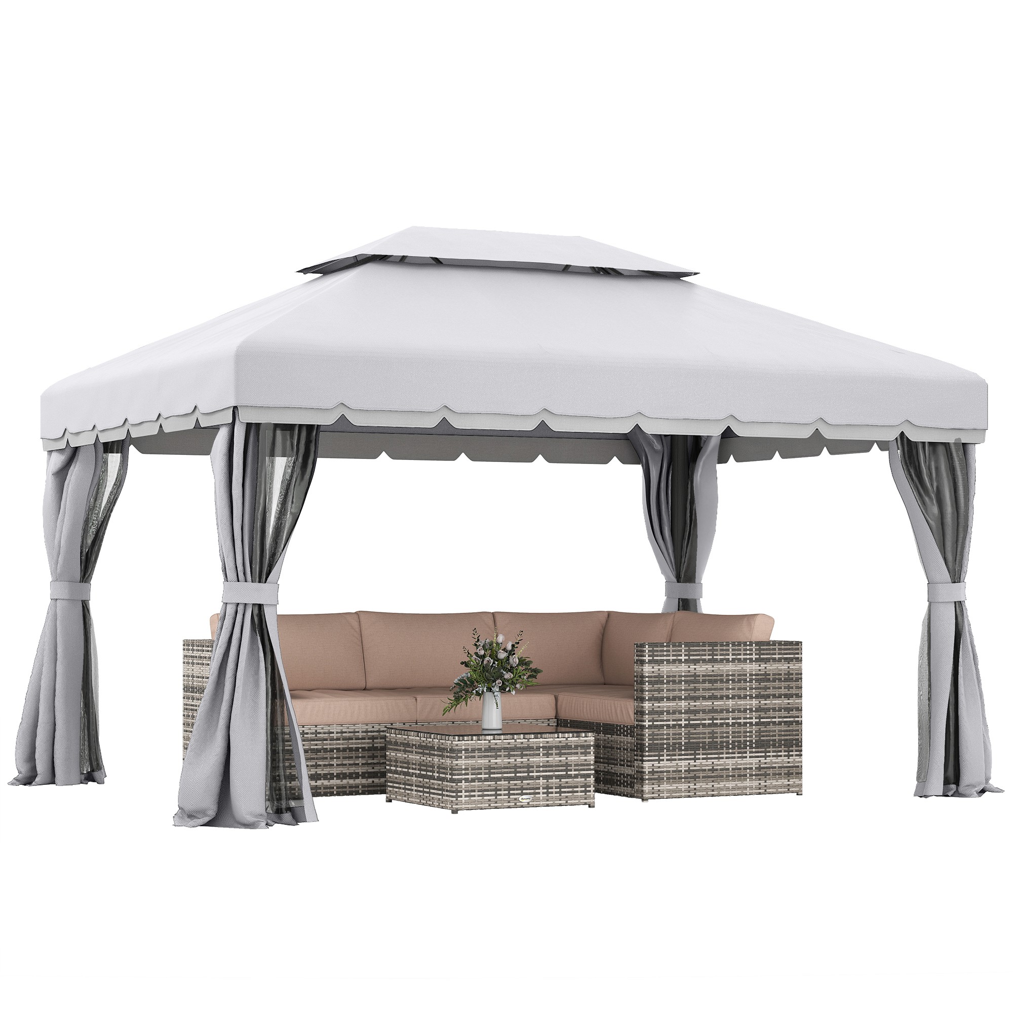 Gazebo with Aluminum Frame