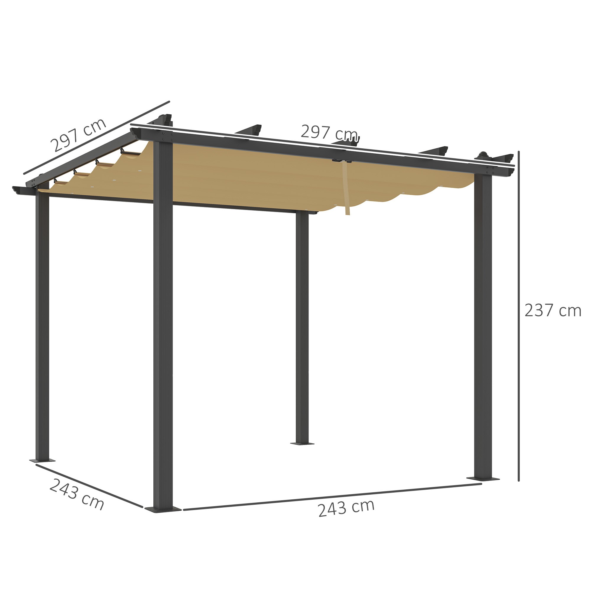 Aluminium Gable Pergola NZ