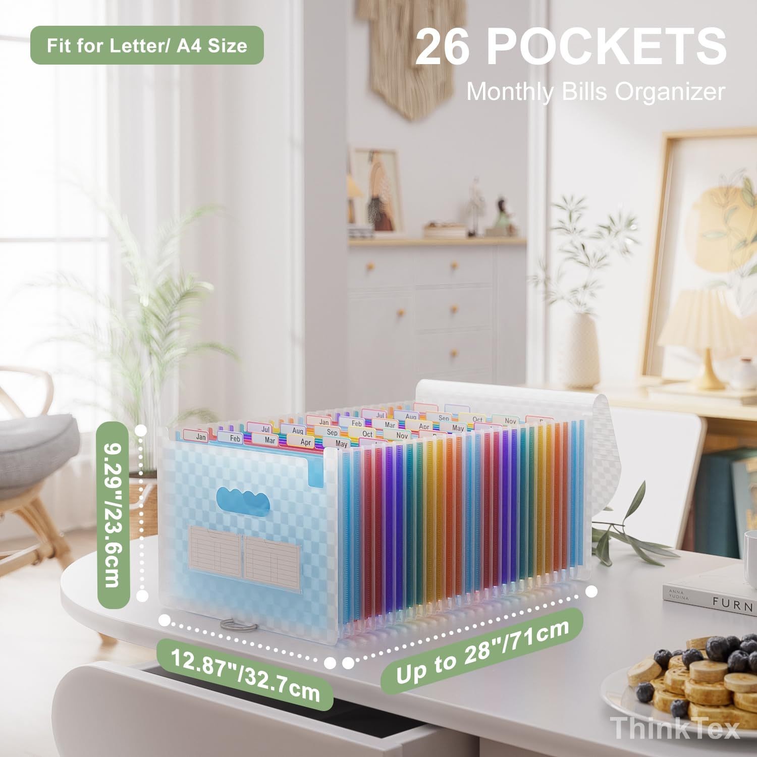 Accordion File with Alphabetical Sorting