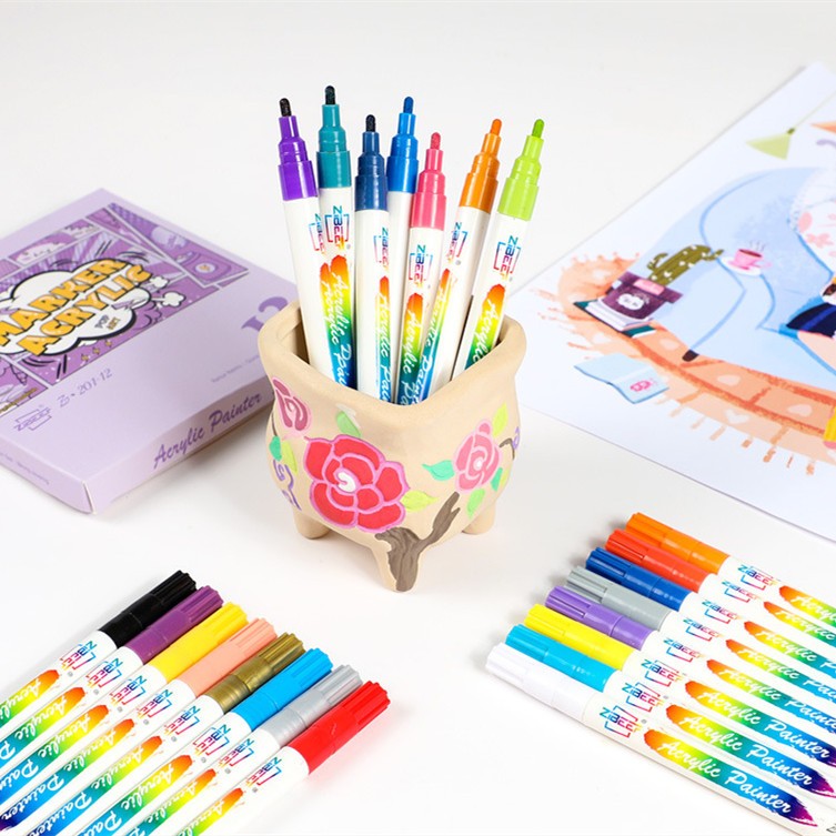 120 Color Marker Pens