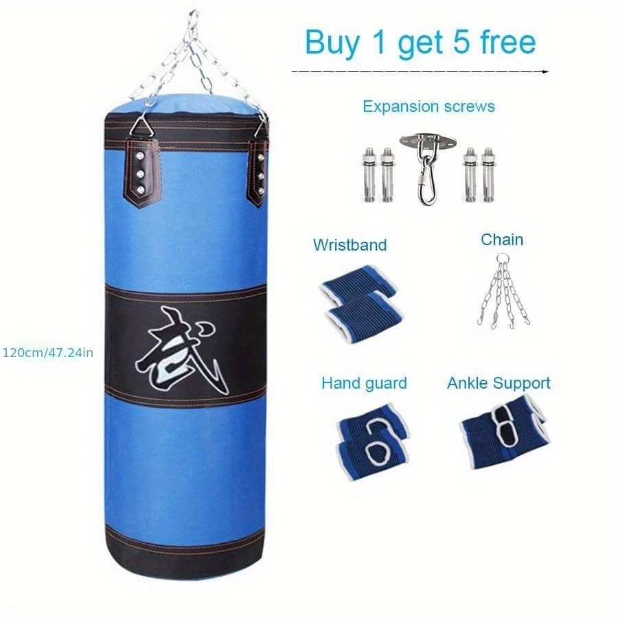 Kick Boxing Set with Ceiling Hook Steel Chain – Perfect for Home Gym Training