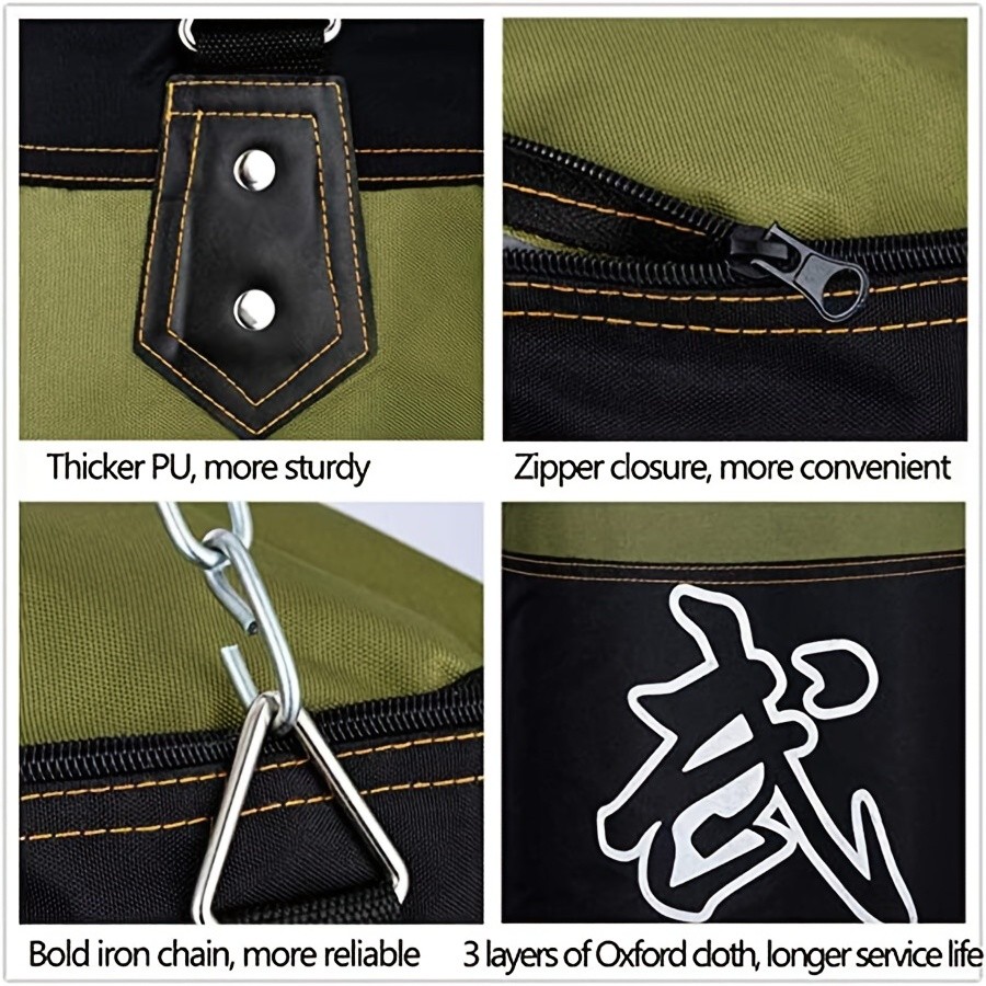 Kick Boxing Set with Ceiling Hook Steel Chain – Perfect for Home Gym Training