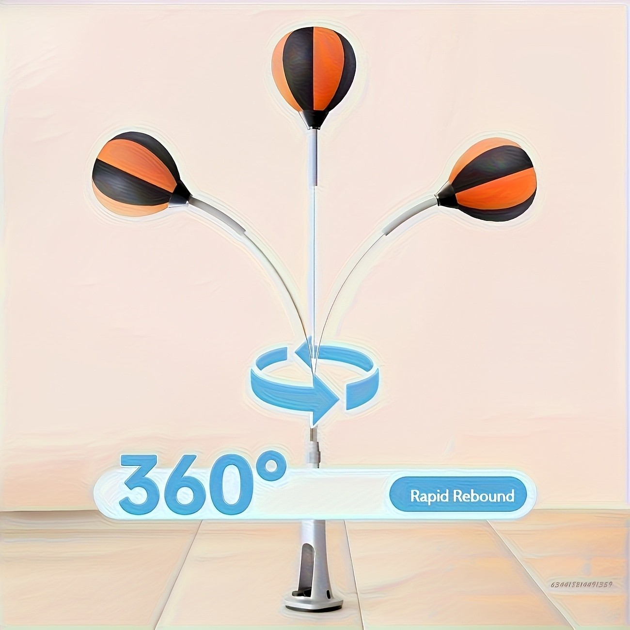 Adjustable Heavy-Duty Boxing Bag – Sturdy Frame & Strong Suction Base for Home Gym, Boxing & Kickboxing