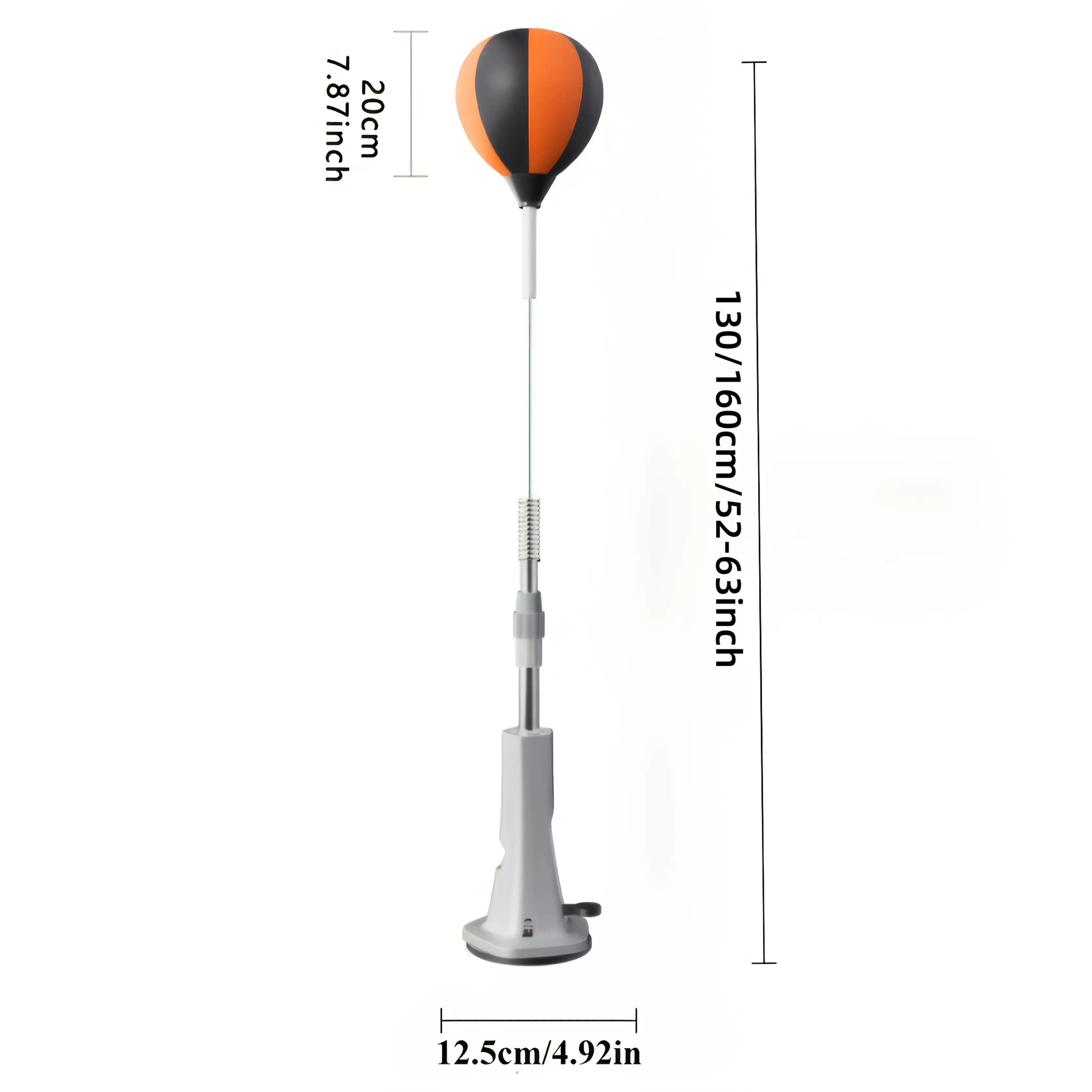 Adjustable Heavy-Duty Boxing Bag – Sturdy Frame & Strong Suction Base for Home Gym, Boxing & Kickboxing