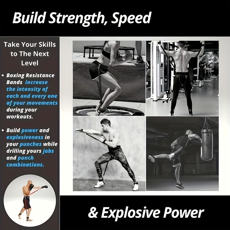 12pcs Resistance Boxing Training Set – Power Up Your Boxing and MMA Training