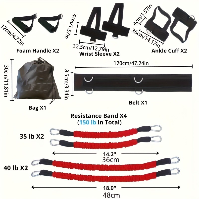 12pcs Resistance Boxing Training Set – Power Up Your Boxing and MMA Training