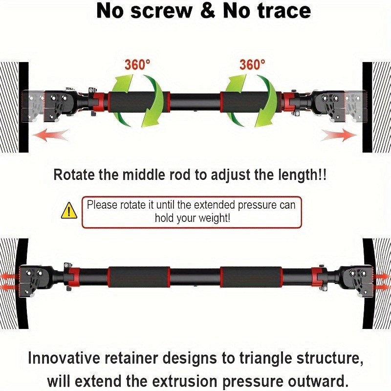 200kg Adjustable Stainless Steel Door Mount Pull Up Bar – Your Ultimate Strength Training Solution