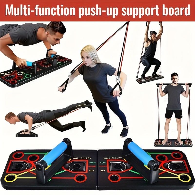 New Push-Up Board Fitness Set – Ultimate Home Workout Solution for Chest, Abs, and Back Muscles
