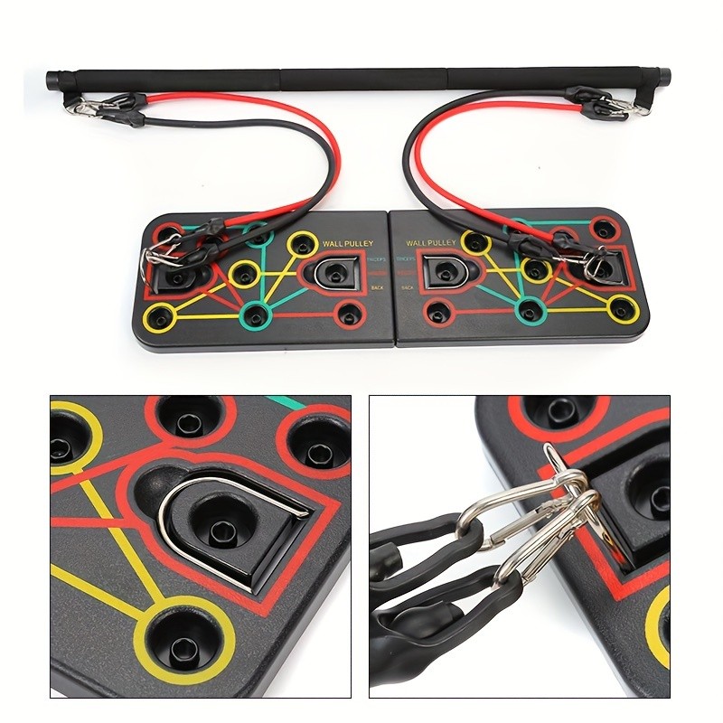 New Push-Up Board Fitness Set – Ultimate Home Workout Solution for Chest, Abs, and Back Muscles