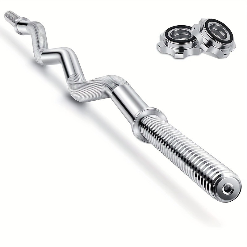 1.2m/47" Heavy Duty Curl Weight Lifting Bar – Build Stronger Arms with Precision