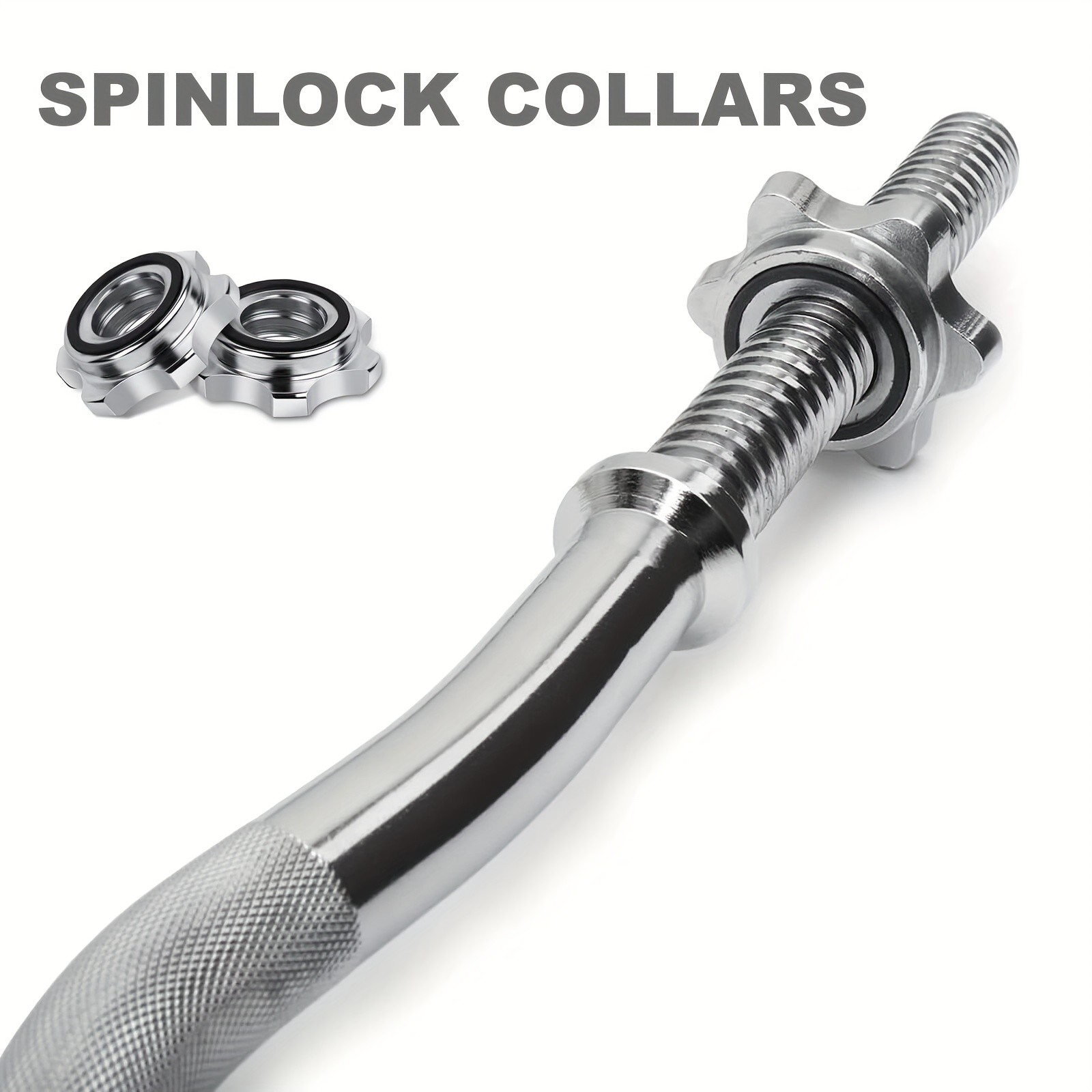 1.2m/47" Heavy Duty Curl Weight Lifting Bar – Build Stronger Arms with Precision