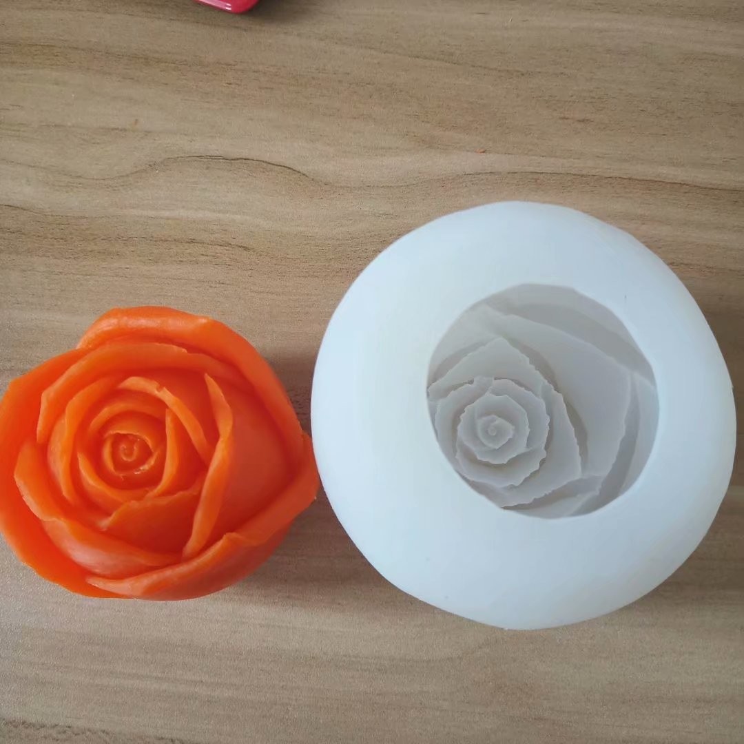 3d silicone rose mold
