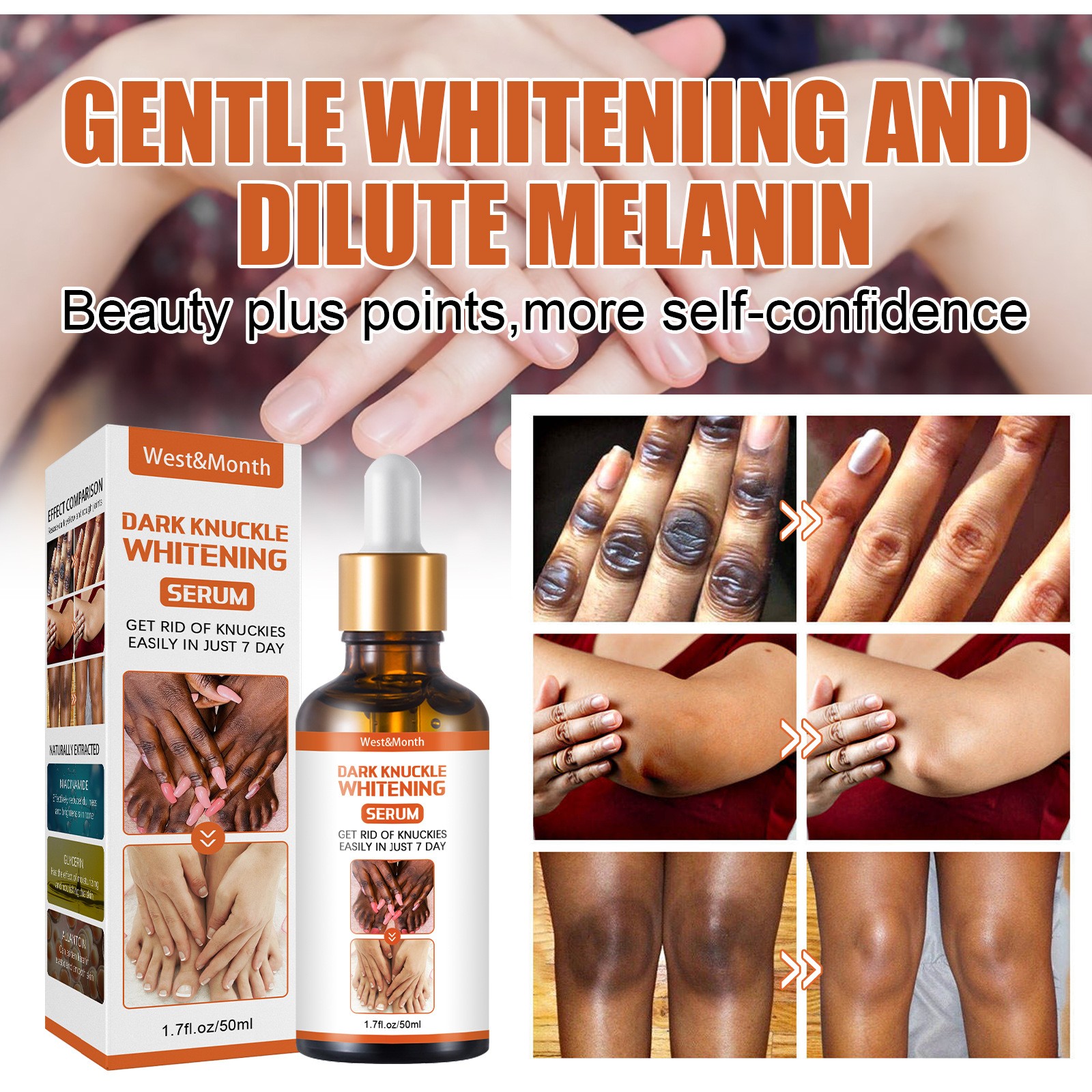 West&Month Dark Knuckle Whitening Serum