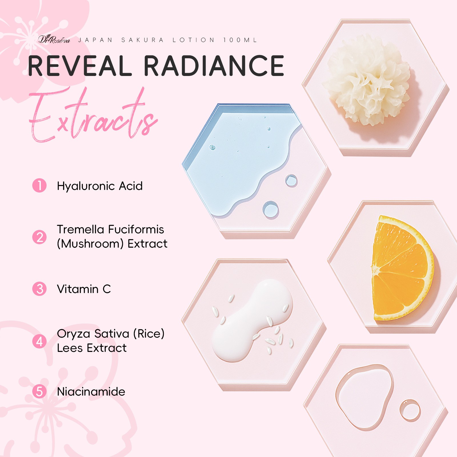 Dr. Roséva Japan Sakura Face Lotion