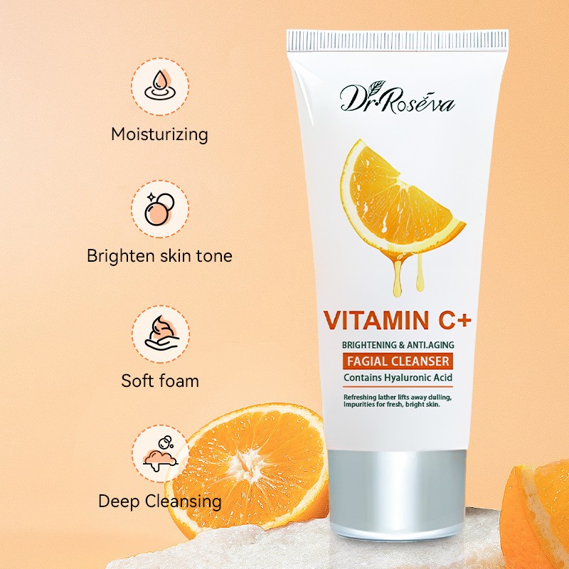 Dr. Roséva Vitamin C+ Brightening & Anti-Aging Facial Cleanser