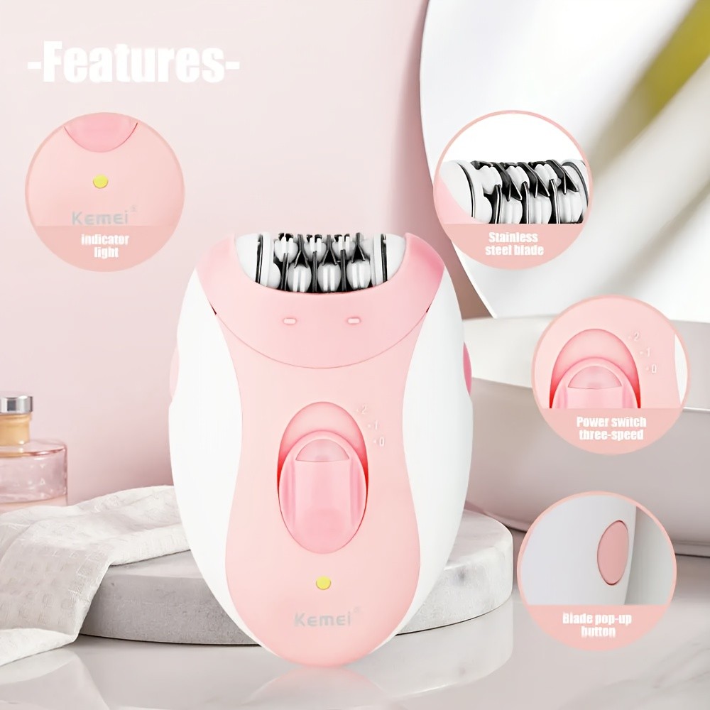 Kemei Epilator – Effortless Hair Removal for Smooth, Silky Skin