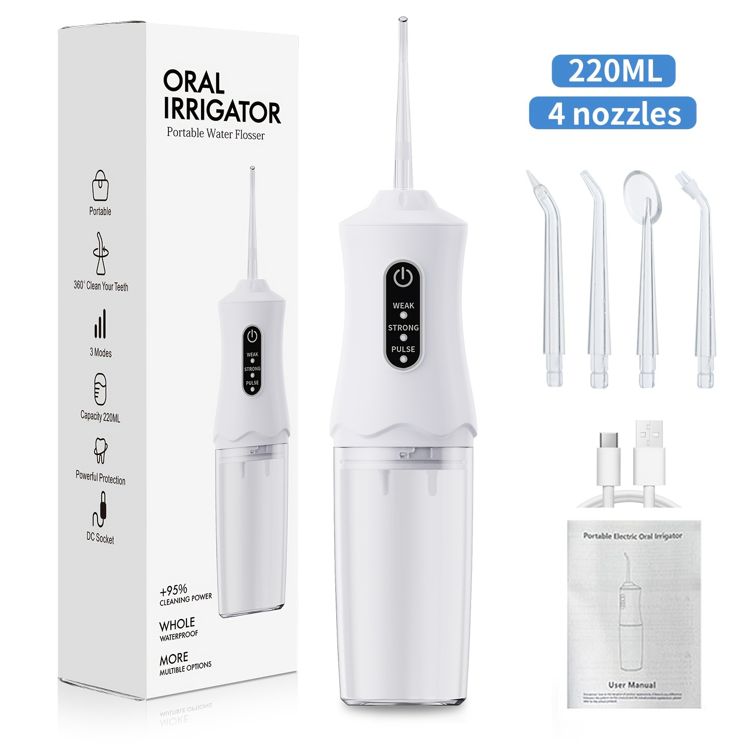 Portable Oral Irrigator – A Convenient, Effective Solution for Oral Hygiene