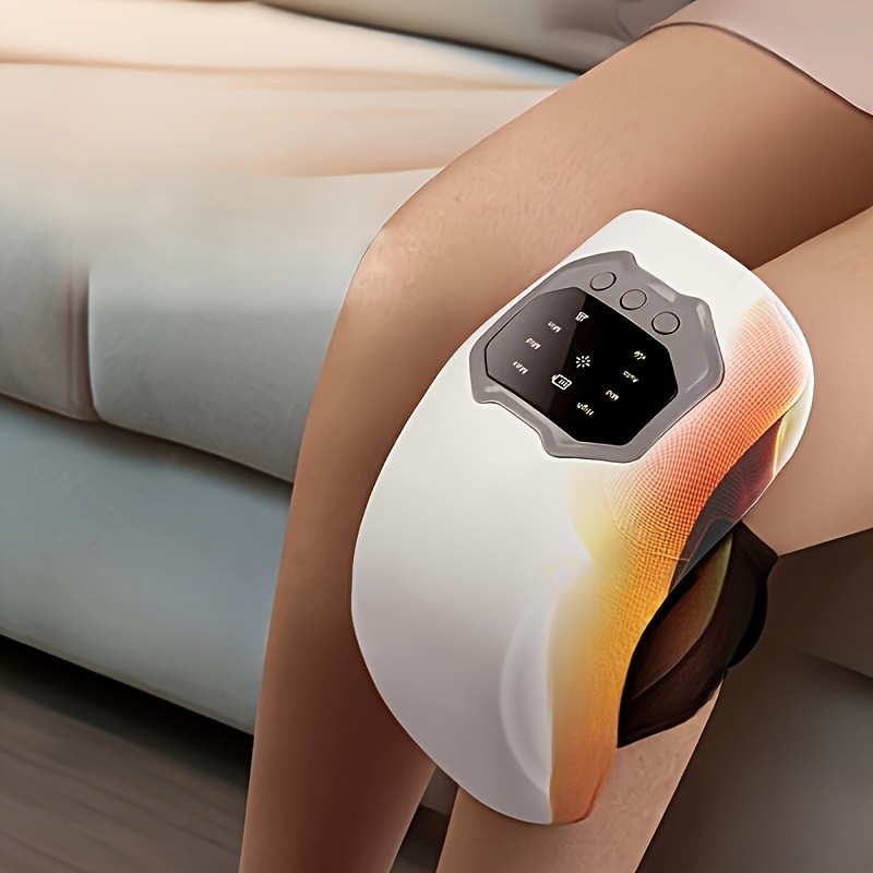 New Electric Heating Knee Joint Massager – Hot Compress, Warm and Vibrating Massager for Elderly Knee Pads