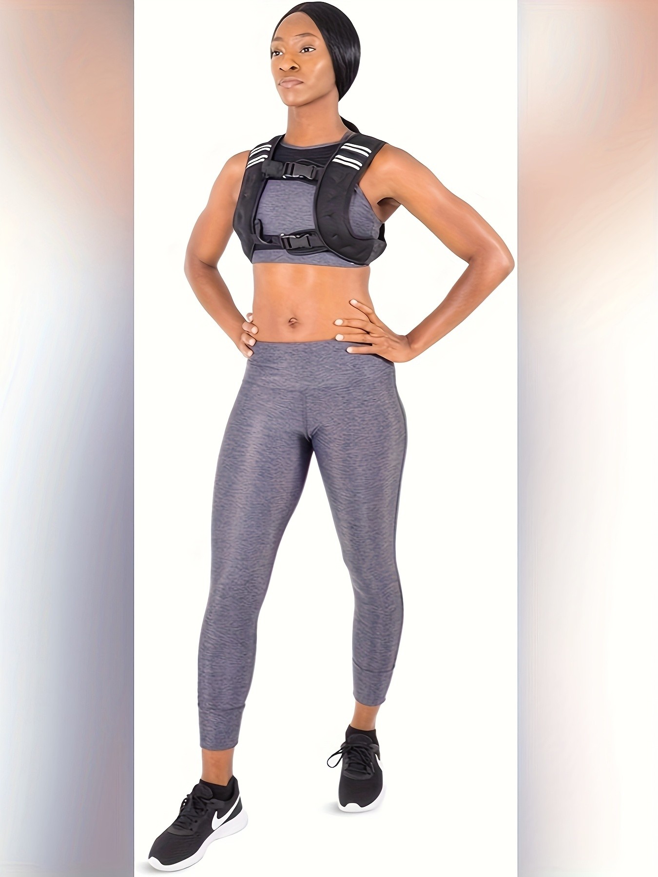 10kg Adjustable Exercise Weight Vest for Men & Women – Breathable Mesh with Padded Straps for Enhanced Workouts