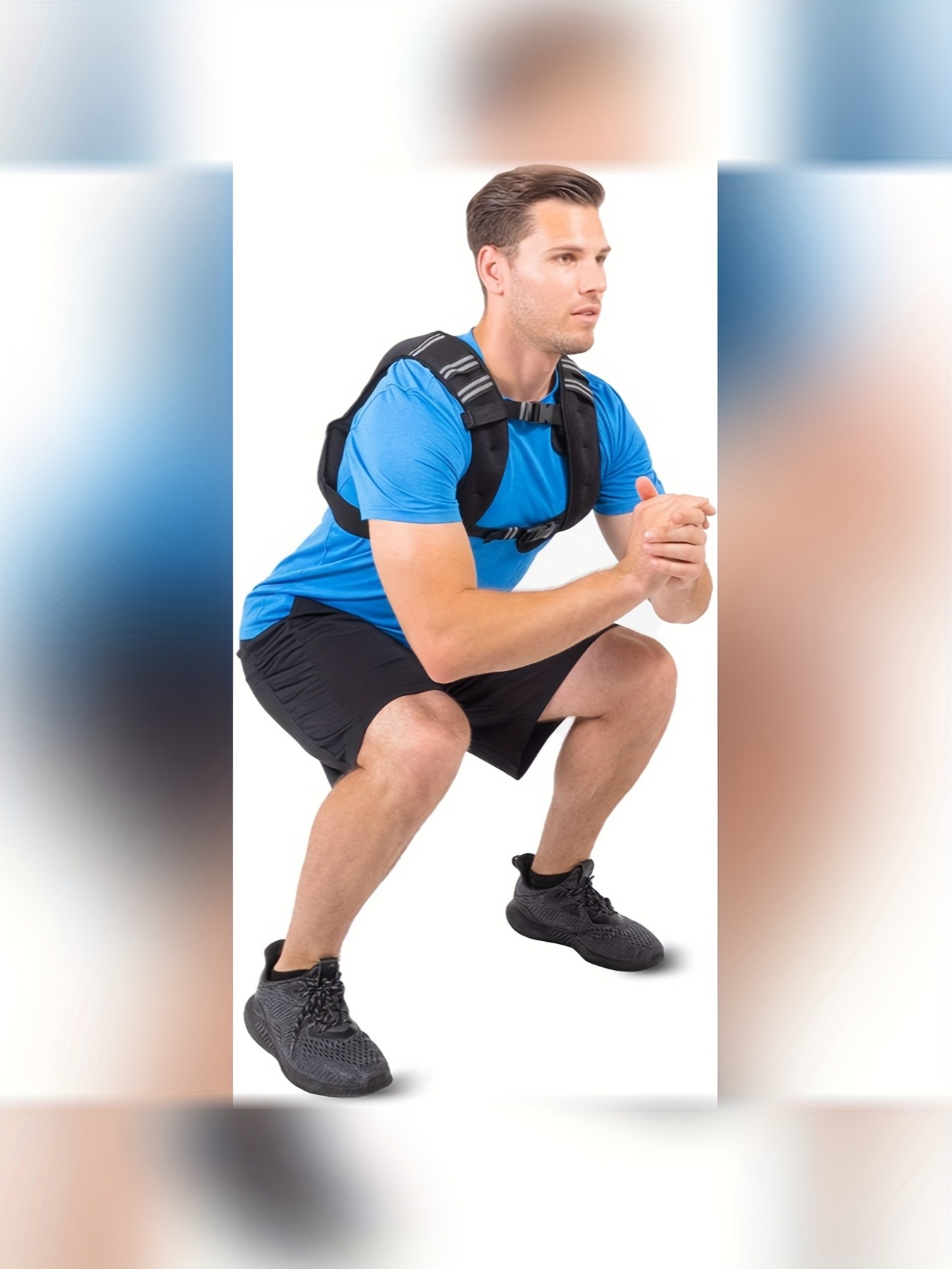 10kg Adjustable Exercise Weight Vest for Men & Women – Breathable Mesh with Padded Straps for Enhanced Workouts