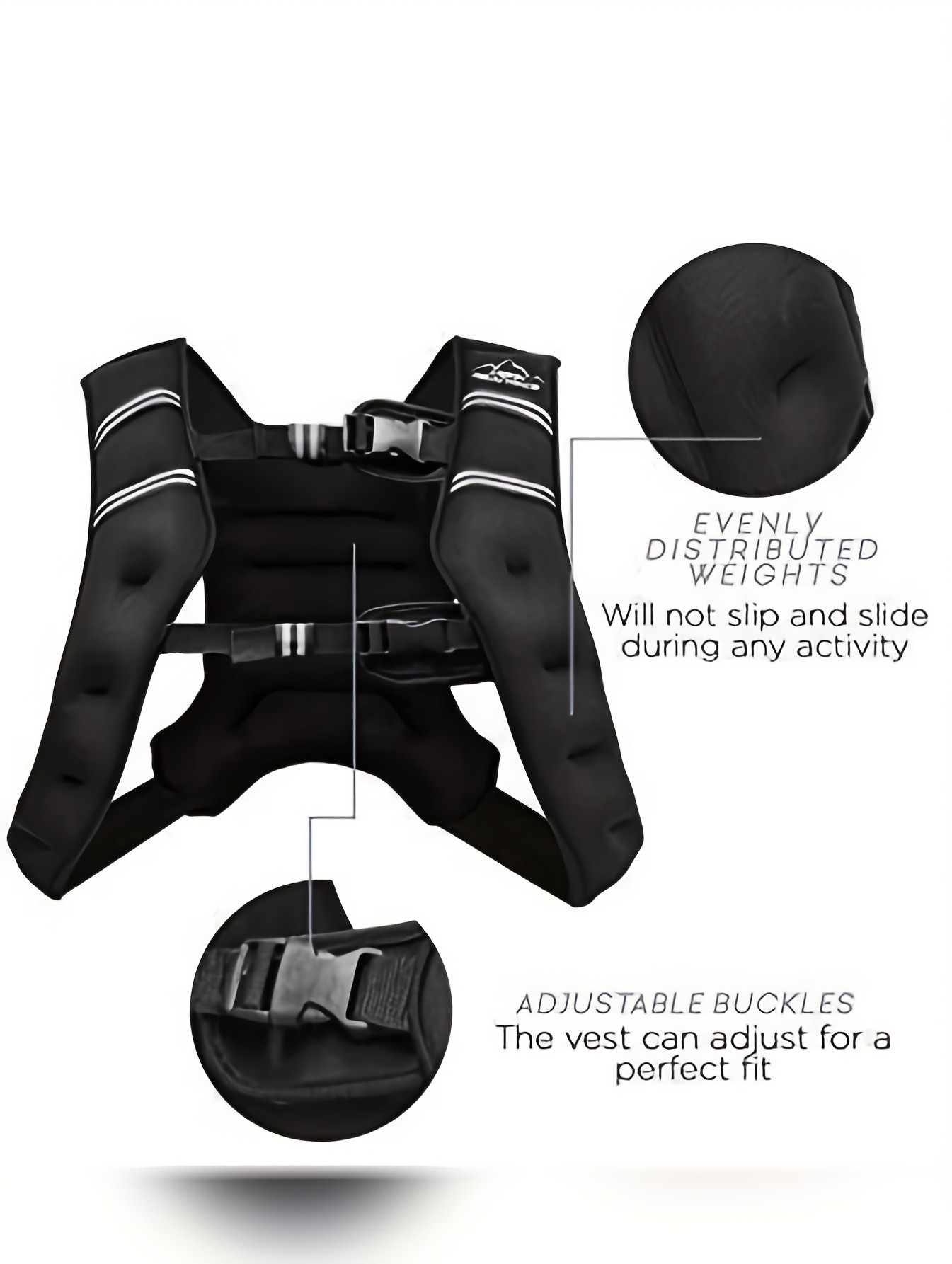 10kg Adjustable Exercise Weight Vest for Men & Women – Breathable Mesh with Padded Straps for Enhanced Workouts