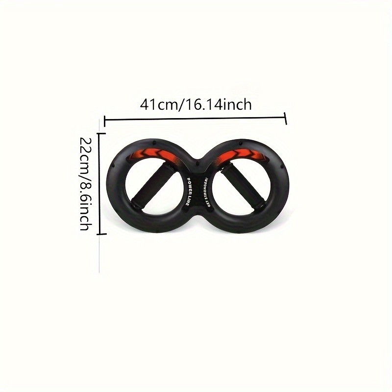 1pc 8-Shaped Arm Strength Trainer – Wrist and Forearm Exerciser for Muscle Building and Strength Training