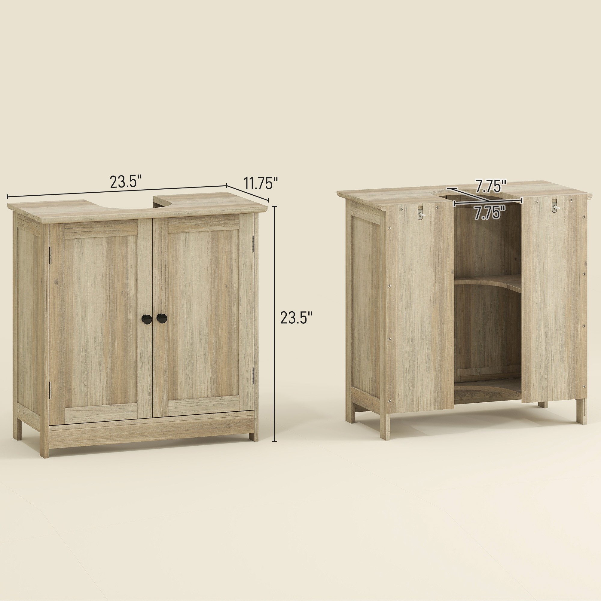 Oak Vanity