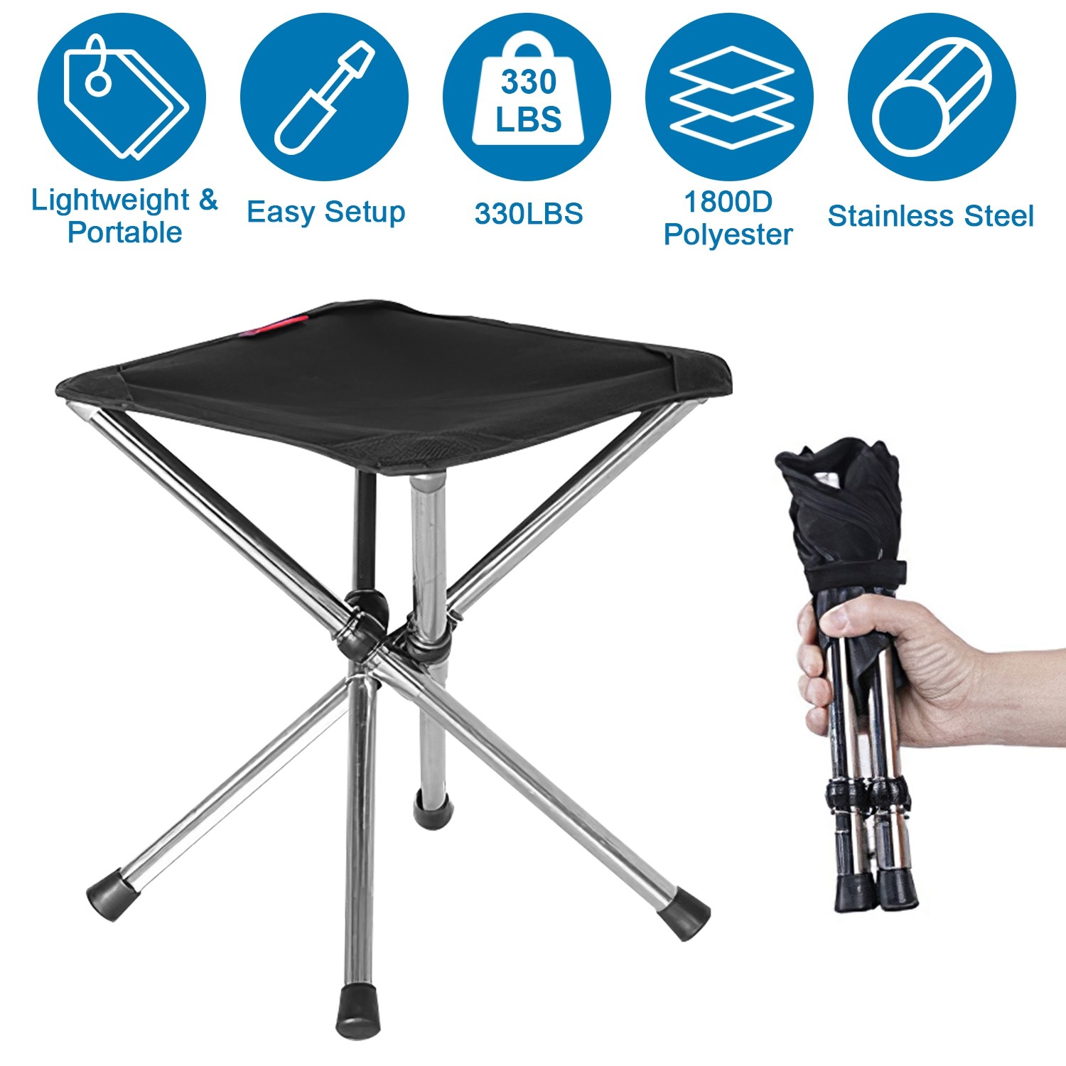 Lightweight Folding Stool