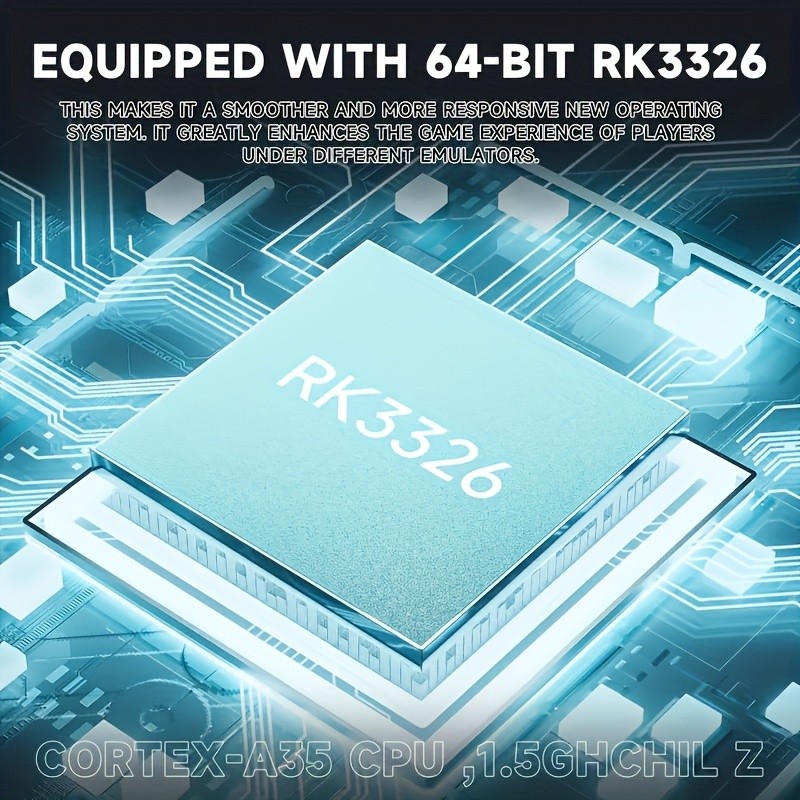 Retro Handheld Game Console – Long Battery Life 3500mAh, USB Charging, Supports Multiple Games, 3.5-Inch Display, 64G TF Card, Ideal for Christmas, Thanksgiving, and Black Friday Gifts